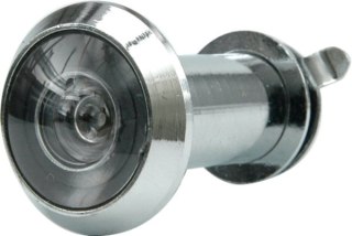 WIZJER DRZWIOWY Z KLAPKĄ 35-50MM SREBNY 200 TOYA