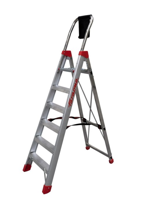 DRABINA LADY6, ALUMINIOWA PROFESJONALNA 6 STOPNI FARAONE