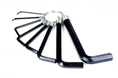 KLUCZE IMBUSOWE KOMPLET 10 SZTUK 2 - 10MM TOYA