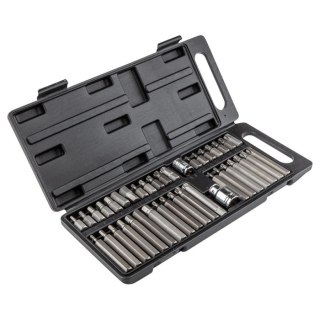 KOMPLET KOŃCÓWEK SPLINE TORX HEX BIT-40 TOP TOOLS