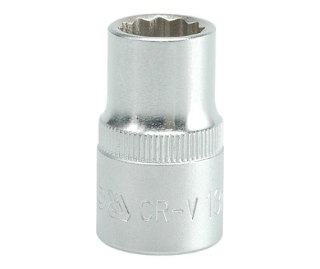 NASADKA KRÓTKA 12-KĄTNA CHROMOWANA 1/2'' 16MM YATO