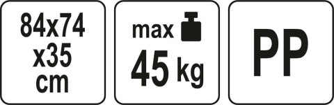 OGRODOWY STOJAK NA NARZĘDZIA 84CM YATO