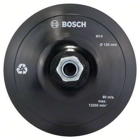 TALERZ SZLIFIERSKI Z MOCOWANIEM NA RZEPY FI 125 MM BOSCH BOSCH