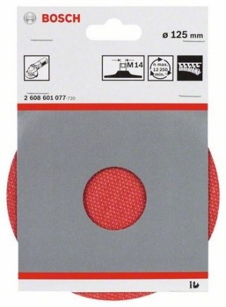 TALERZ SZLIFIERSKI Z MOCOWANIEM NA RZEPY FI 125 MM BOSCH BOSCH