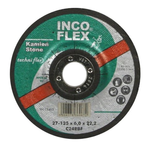 TARCZA WYPUKŁA 98C T27 115*3.2*22 TECHNIFLEX