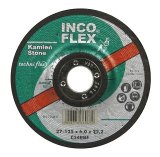 TARCZA WYPUKŁA 98C T27 125*3.2*22 TECHNIFLEX