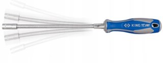 WKRĘTAK ELASTYCZNY Z KOŃCÓWKĄ NASADOWĄ 7MM*300MM KING TONY