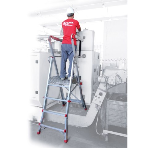 DRABINA/PODEST ROBOCZY PLS3 80/130CM 3 STOPNI FARAONE