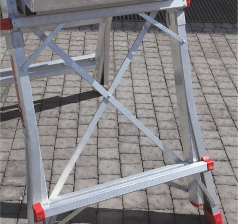 DRABINA/PODEST ROBOCZY PLS3 80/130CM 3 STOPNI FARAONE