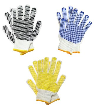 RĘKAWICE DZIANE NAKRAPIANE CZARNE 452 UN