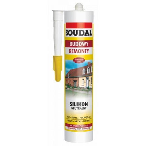 SILIKON NEUTRALNY BEZBARWNY 280ML SOUDAL