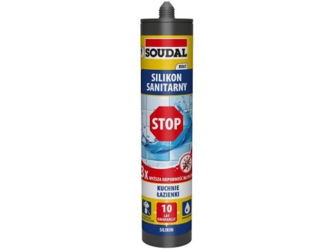 SILIKON SANITARNY BIAŁY 280ML SOUDAL