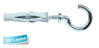 KOŁEK UNIWERSALNY Z HAKIEM SUFITOWYM 8/4.5*83MM UN