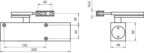 SAMOZAMYKACZ STS-2000 SREBRNY GEZE