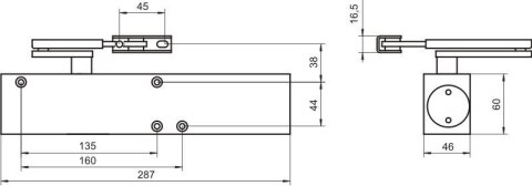 SAMOZAMYKACZ STS-4000 BIAŁY GEZE
