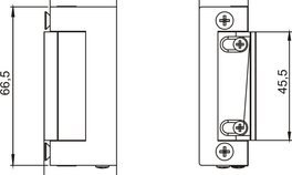 ZACZEP ELEKTROMAGNETYCZNY RE54NF BEZ WYŁĄCZNIKA 12V DC LOB