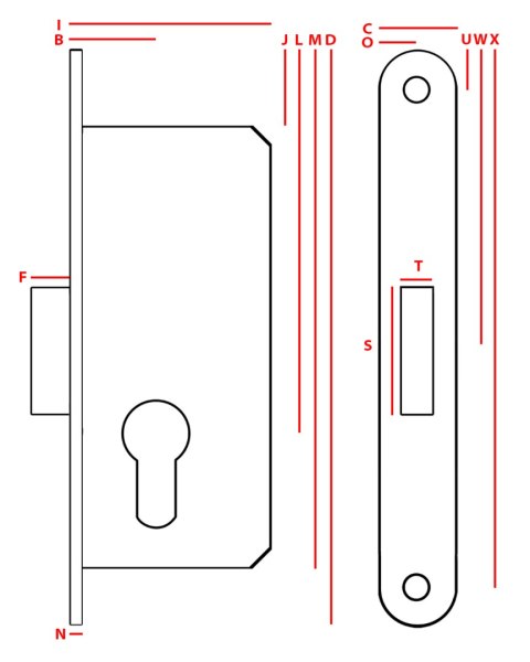ZAMEK WPUSZCZANY JANIA 22 NA WKŁADKĘ UN