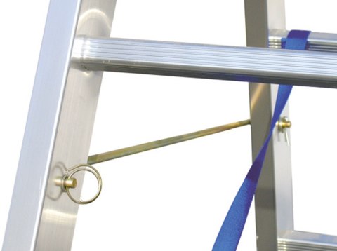 DRABINA ALUMINIOWA 3-ELEMENTOWA 1110CM 15+15+15 SZCZEBLI DRABEX