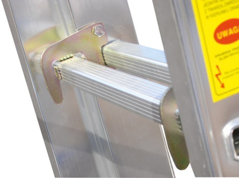 DRABINA ALUMINIOWA 3-ELEMENTOWA 1110CM 15+15+15 SZCZEBLI DRABEX