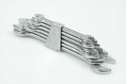 KOMPLET KLUCZY PŁASKICH 6 SZT 6-17 KOMPLET TOYA