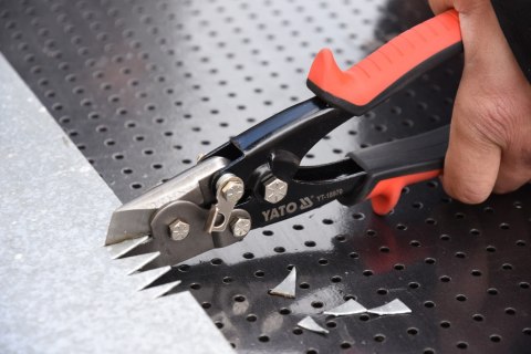 NOŻYCE DEKARSKIE DO NACINANIA BLACH KĄT 30° YATO