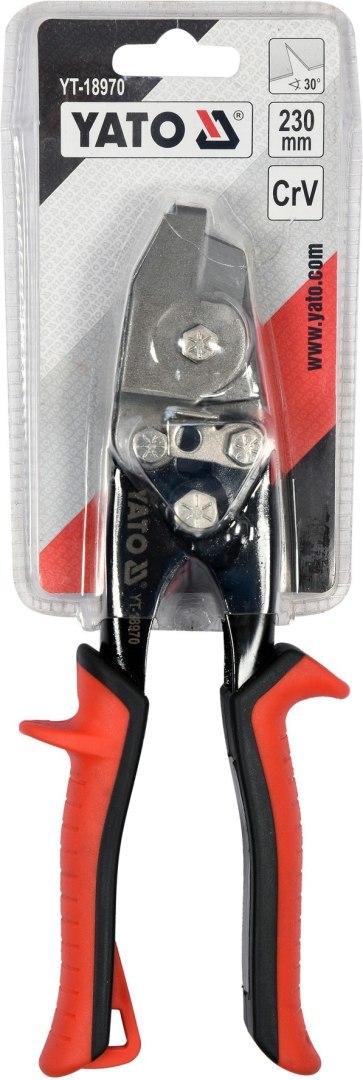 NOŻYCE DEKARSKIE DO NACINANIA BLACH KĄT 30° YATO