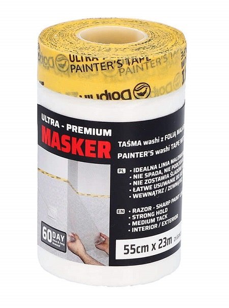 TAŚMA MALARSKA WASHI TAPE 55MM*23M XL-TAPE
