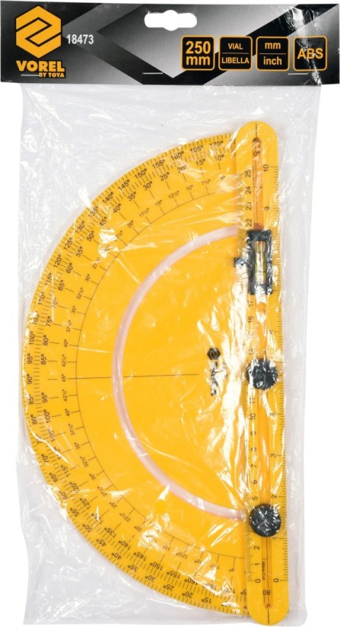 KĄTOMIERZ Z LIBELLĄ I RUCHOMYM RAMIENIEM TOYA