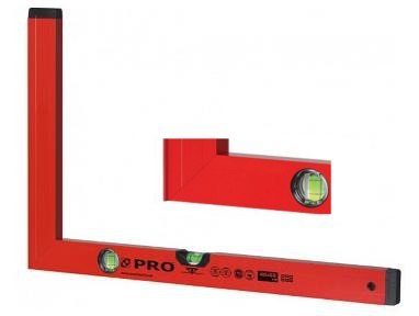 KĄTOWNICA BUDOWLANA 50*80CM PION, POZIOM STOPKA ANODA PRO