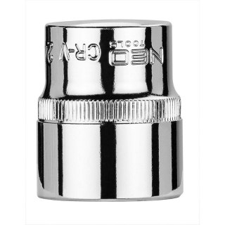 NASADKA KRÓTKA 6-KĄTNA CHROMOWANA 1/2'' 27MM NEO