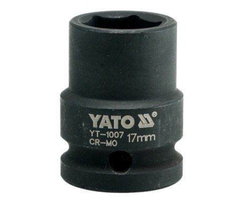 NASADKA KRÓTKA UDAROWA 6-KĄTNA 1/2'' 17MM YATO