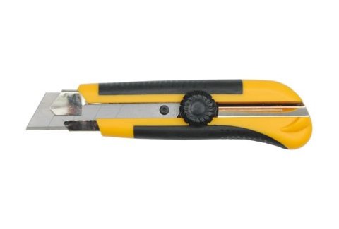 NÓŻ Z OSTRZEM ŁAMANYM 25MM METALOWY PROFESIONAL VOREL