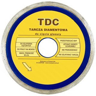 TARCZA DIAMENTOWA GŁADKA DO GLAZURY TDC 110MM IN CORPORE