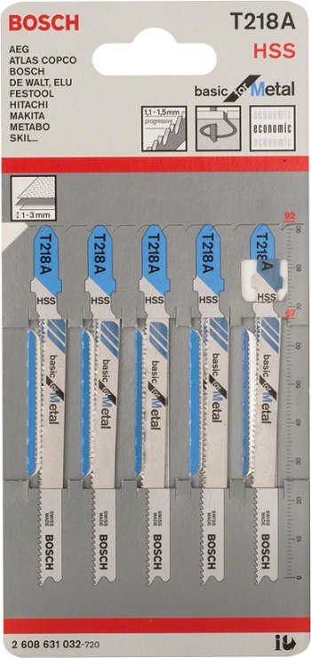 BRZESZCZOT DO WYRZYNARKI T218A 5SZT. BOSCH