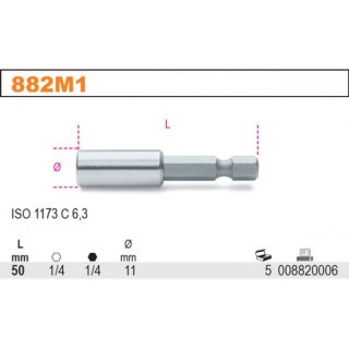 UCHWYT Z TRZPIENIEM 1/4'' DO KOŃCÓWEK 1/4'' BETA