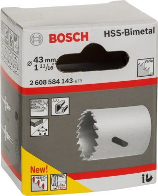 PIŁA OTWORNICA BIMETAL 43MM BOSCH
