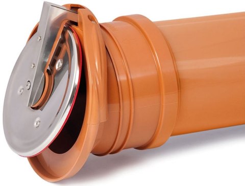 ZASUWA BURZOWA KOŃCOWA FI 110 KLAPA CHROM UN