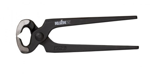 OBCĘGI POLEROWANE RĄCZKI CZERNIONE PCV 250MM KUŹNIA