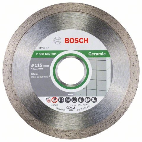 TARCZA DIAMENTOWA GŁADKA PRO-ECO 115MM BOSCH