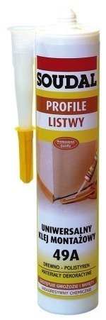 KLEJ MONTAŻOWY UNIWERSALNY 49A 280ML SOUDAL