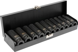 KOMPLET NASADEK UDAROWYCH 1/2'' DŁUGICH 11-SZTUKOWY YATO