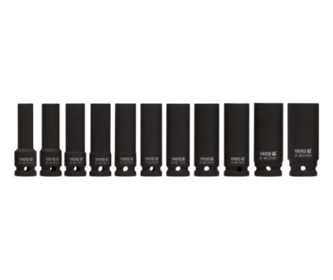 KOMPLET NASADEK UDAROWYCH 1/2'' DŁUGICH 11-SZTUKOWY YATO