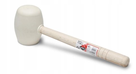 MŁOTEK GUMOWY Z OBUCHEM PŁASKIM I SFERYCZNYM RUBI