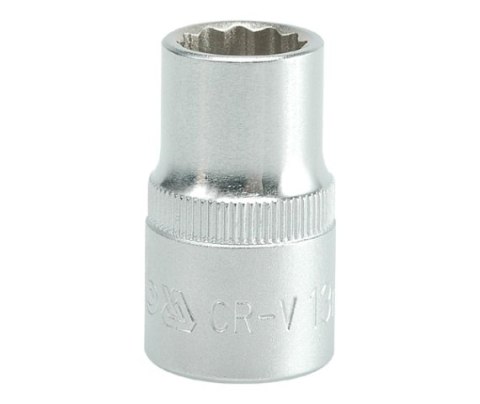 NASADKA KRÓTKA 12-KĄTNA CHROMOWANA 1/2'' 13MM YATO