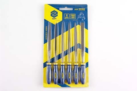 PILNIKI DO METALU IGLAKI 160MM KOMPLET 6-SZTUKOWY VOREL