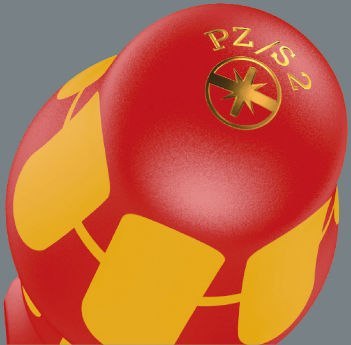 WKRĘTAK KRZYŻOWY, IZOLOWANY DO WKRĘTÓW PLUSMINUS PZ 2 WERA