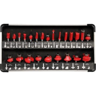 ZESTAW FREZÓW DO DREWNA 25 CZĘŚCI YATO