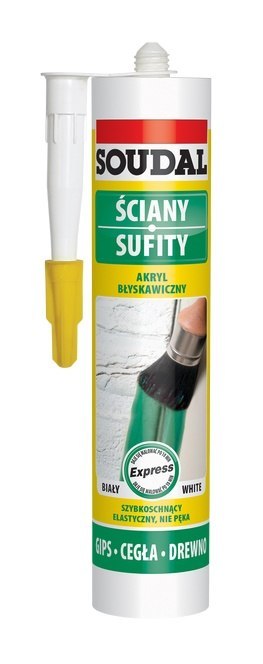 AKRYL EXPRES BIAŁY 280ML SOUDAL