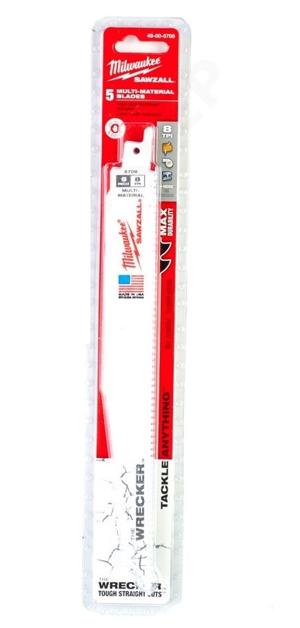 BRZESZCZOT DO PIŁY SZABLASTEJ 230*8 5SZT MILWAUKEE