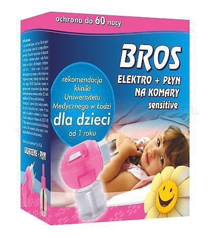 ELEKTROFUMIGA. + PŁYN NA KOMARY SENSITIVE *** 60 NOCY ***RE BROS